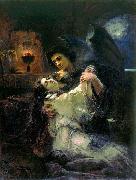 Konstantin Makovsky Tamara and Demon Spain oil painting artist